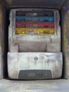 Drucker mit Toner nach Postversand
