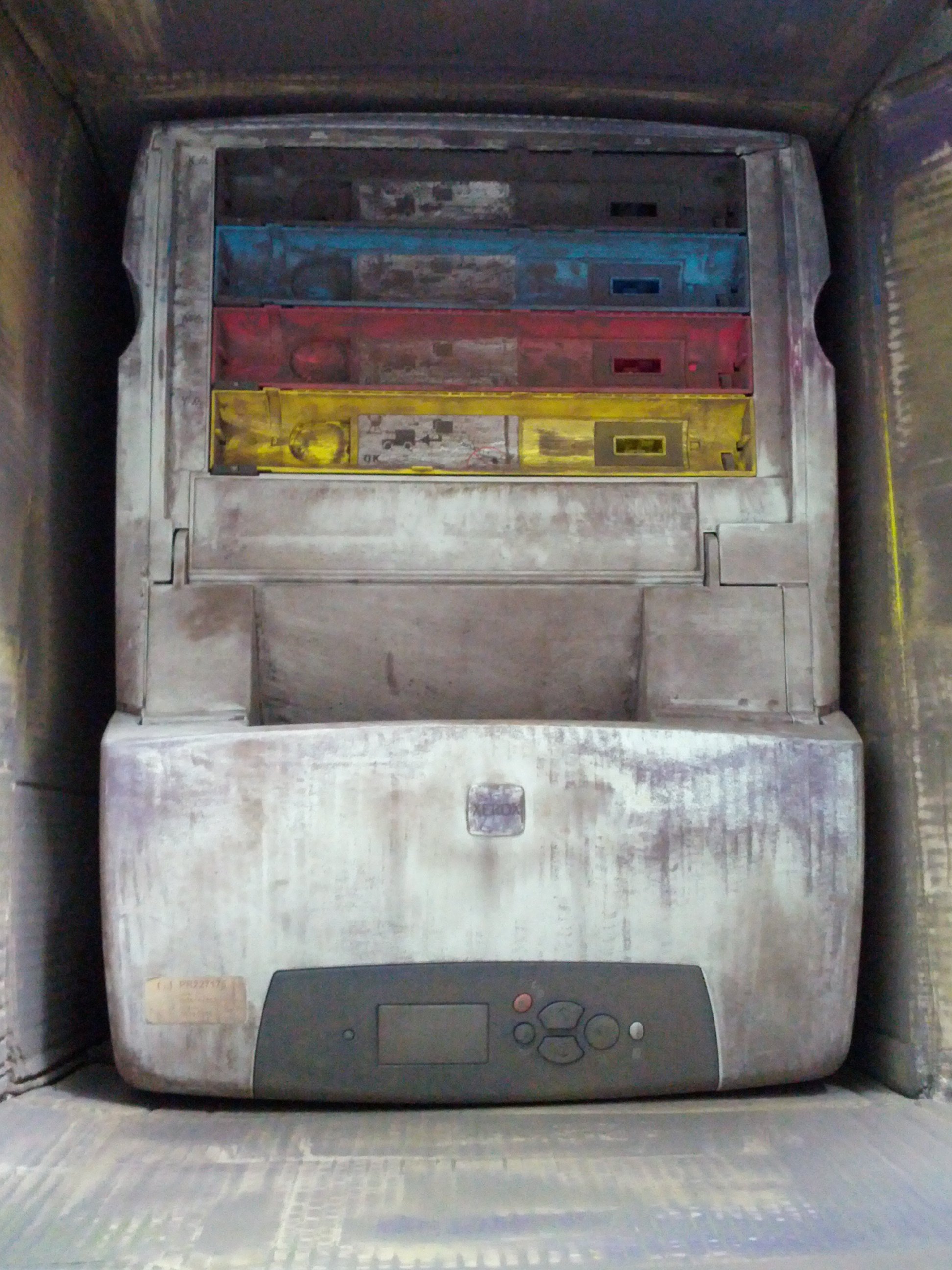 Drucker mit Toner nach Postversand