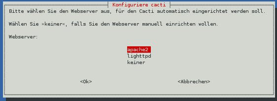 Cacti - Installation - Webserver
