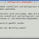 PHPMyAdmin - Installation - dbconfig