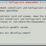 PHPMyAdmin - Installation - dbconfig