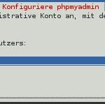 PHPMyAdmin - Installation - Passwort