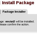 pfSense - Package vnstat Confirm