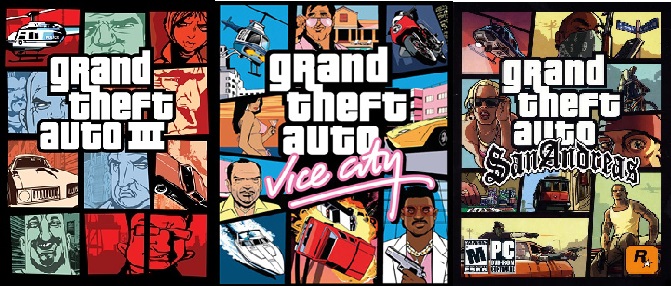 GTA 3 - Vice City - San Andreas