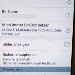 Samsung Android Kontoeinstellung