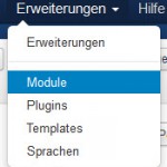 Joomla 3 - Erweiterungen Module