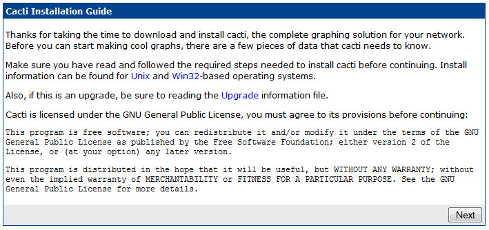 Windows7 IIS Cacti Install