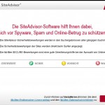 McAfee SiteAdvisor Installation