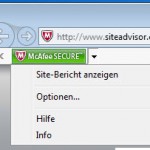 McAfee SiteAdvisor Browser Plugin