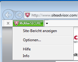 McAfee SiteAdvisor Browser Plugin
