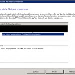 SBS2011 Beheben von Netzwerkproblemen Zertifikat