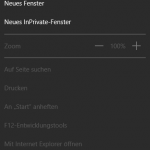 Microsoft Edge Einstellungen