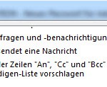 Outlook2010 - Optionen AutoVervollständigung