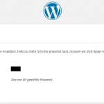 Wordpress Installation Success