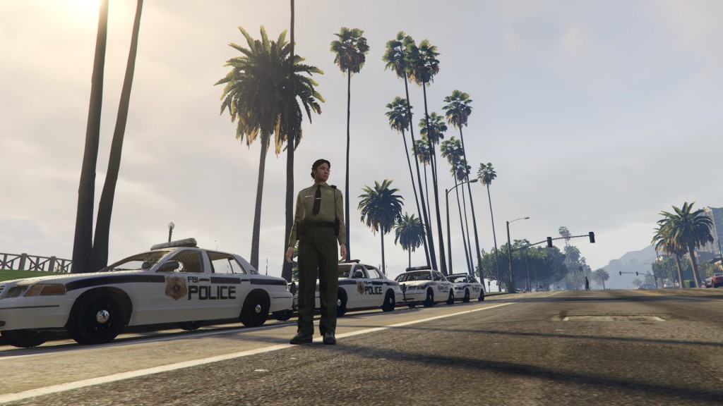 GTA V CVPI FBI Police Screen