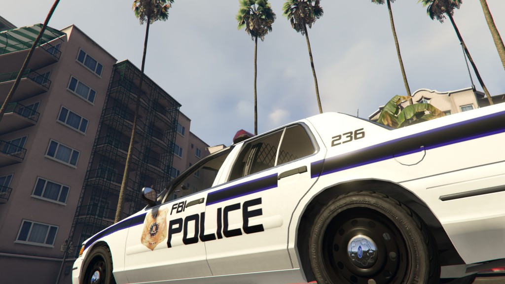 GTA V CVPI FBI Police Screen