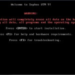 Sophos UTM Installation