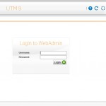 Sophos UTM Login Screen