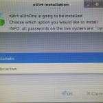 oVirt Live - Install Mode