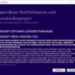 Windows 10 Media Creation Tool Step 1