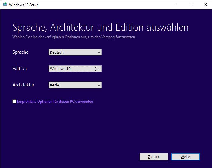 Windows 10 Media Creation Tool Step 3