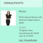 PrestaShop - Bestseller Kleinunternehmer