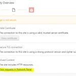 HTTPS not secure