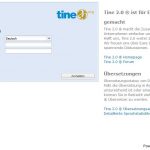 tine 2.0 - Loginseite - Powered by - Infobox und Logo anpassen 2 tine 2.0 - Login Screen