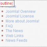 Joomla Chromes Outline