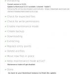 Nextcloud 11 Updater Checkliste