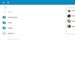 Nextcloud 12 mit Global Scale 5 Nextcloud 12 User Menü