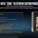 Intel i9 X-Serie Sheet