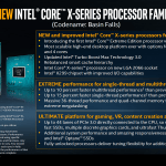 Intel i9 X-Serie Sheet