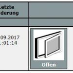 Homematic CCU2 Fensterdrehgriff Status