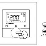 HomeMatic Funk- Wandthermostat Anlernen