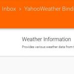 openHAB 2 Inbox Yahoo Wetter Thing