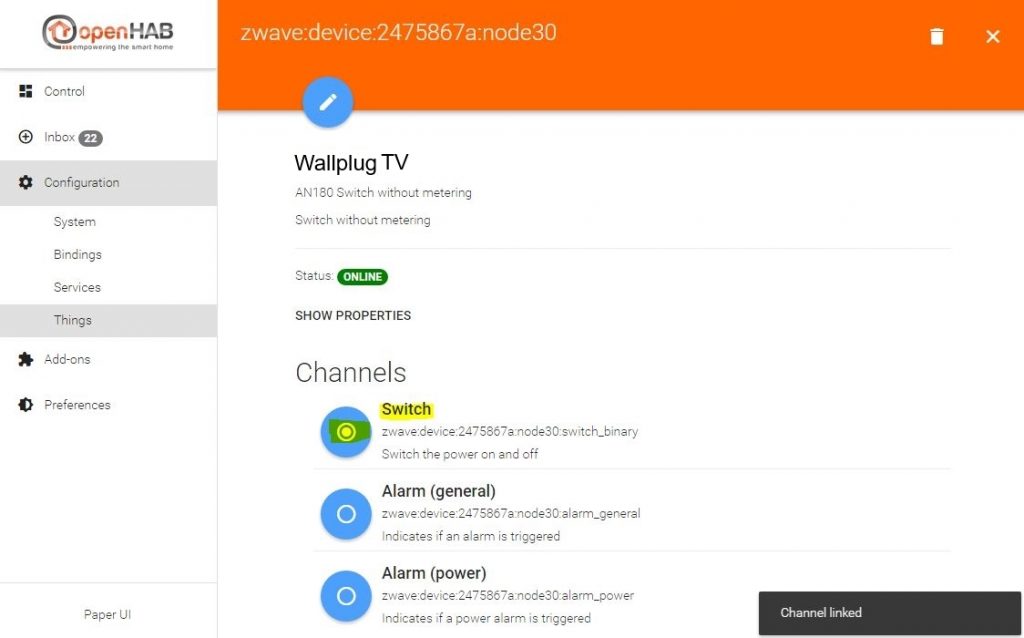 openHAB 2 - Installation unter Debian 9 Stretch 5 openHAB2 Paper UI