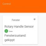 openHAB 2 Paper UI - Control Fenster Status