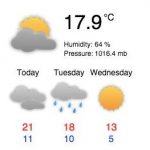 openHAB 2 - Binding und Widget für Infos zum Wetter 3 openHAB 2 - Wetter Binding Bsp