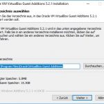 VirtualBox Gast Additions Step2