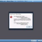 VMware Player Incompatible Version