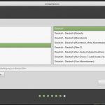 Linux Mint 18.3 Install - Sprache