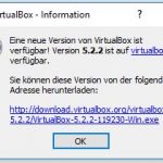 Oracle VirtualBox Upate 5.2.2 2 VirtualBox 5.2.2 Update