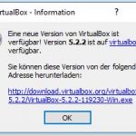 VirtualBox 5.2.2 Update