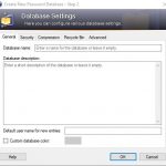 KeePass Setting General