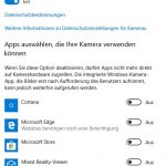 Windows 10 Kamera Datenschutz