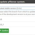 pfSense Update 2.4.3_1