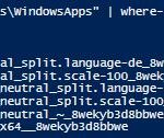 Powershell Dir WindowsApps