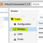 Proxmox VE 5 Ceph Monitor und Manager