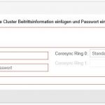 Proxmox VE 5.2 Cluster Beitritt Start